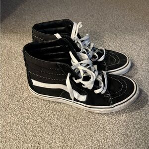 Vans Kids High-Top Sneakers - Black and White